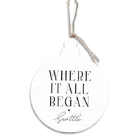Seattle Where It All Began Ornament