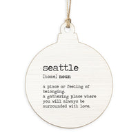 Seattle Definition Ornament