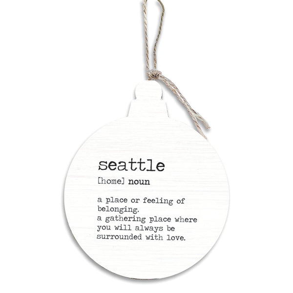 Seattle Definition Ornament
