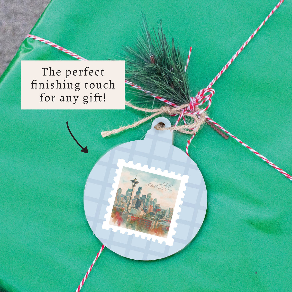 Seattle Stamp Ornament