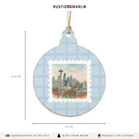 Seattle Stamp Ornament