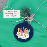 Seattle City in Color Ornament