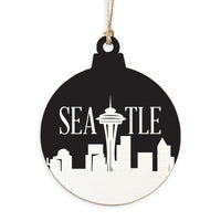 Seattle City Outline Ornament