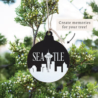 Seattle City Outline Ornament
