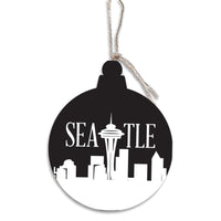 Seattle City Outline Ornament