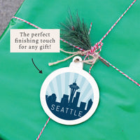 Seattle Light City Outline Ornament