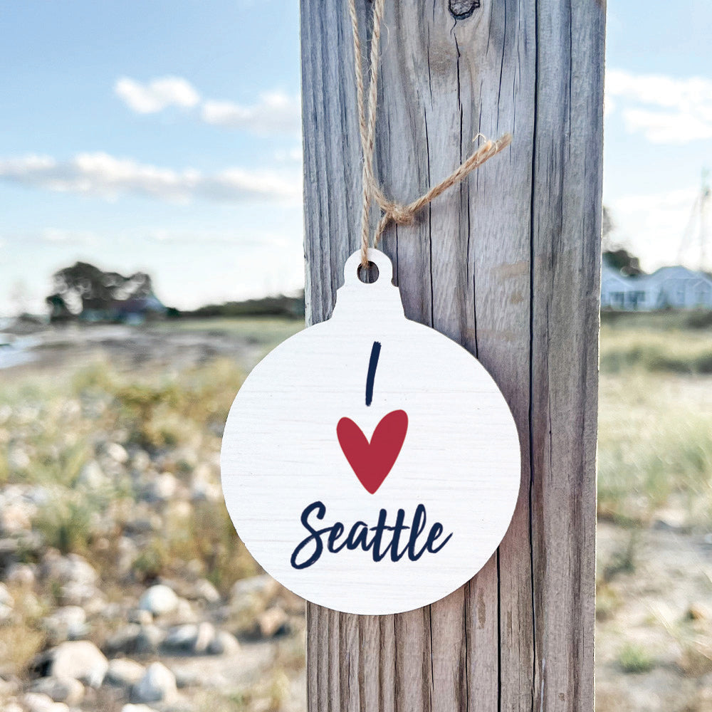 I Love Seattle Ornament