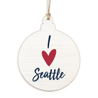I Love Seattle Ornament