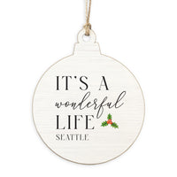 It's A Wonderful Life Seattle Ornament