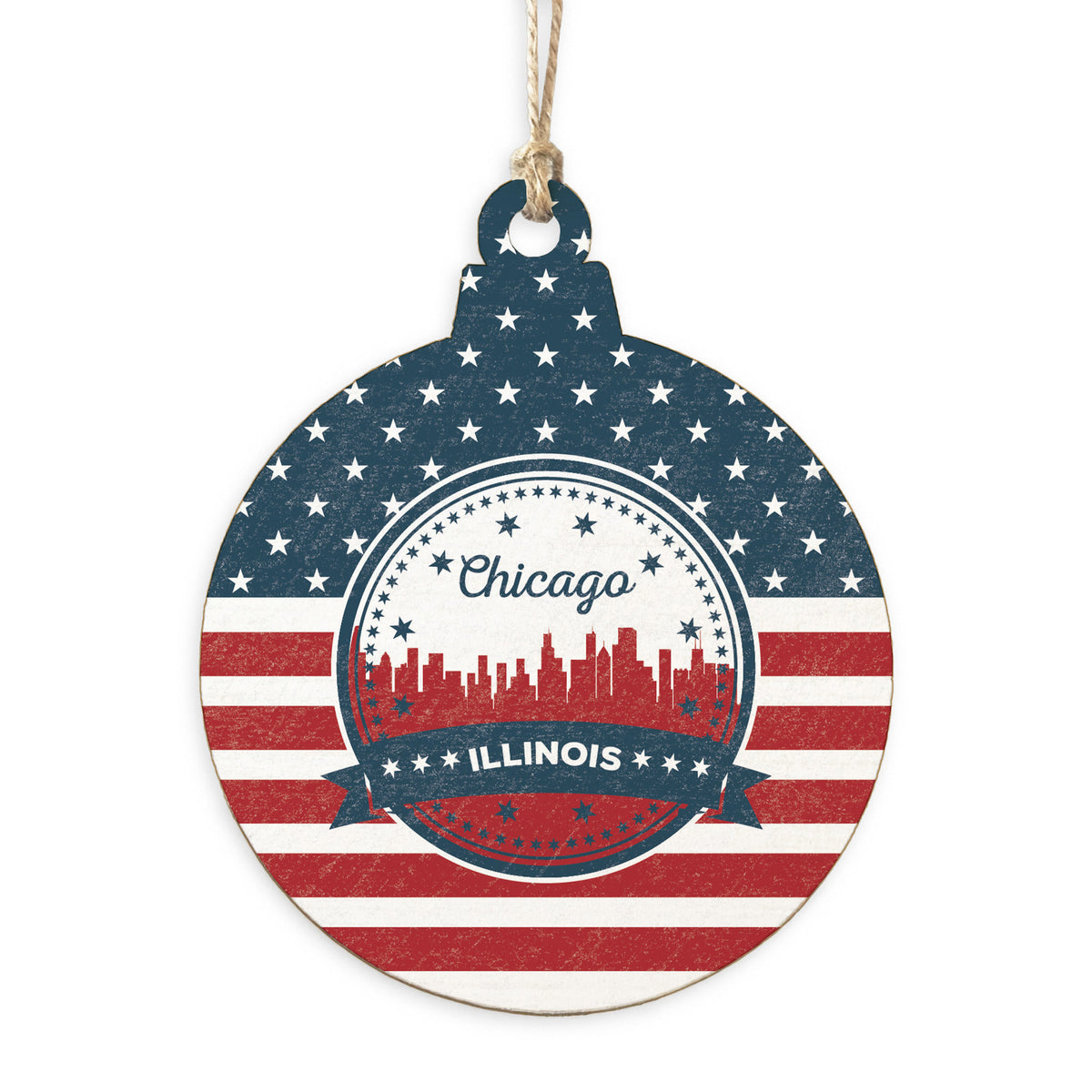 Chicago, Illinois USA Ornament