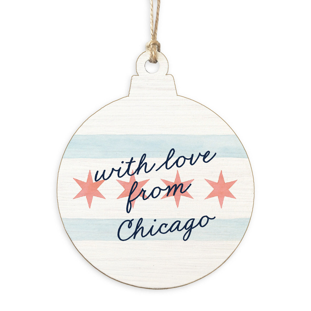 With Love From Chicago Ornament