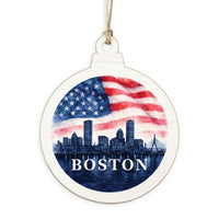 Boston Americana Skyline Ornament