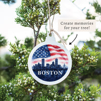 Boston Americana Skyline Ornament