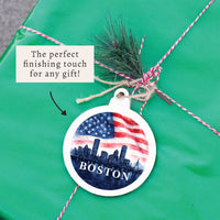Boston Americana Skyline Ornament