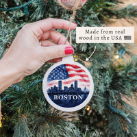 Boston Americana Skyline Ornament