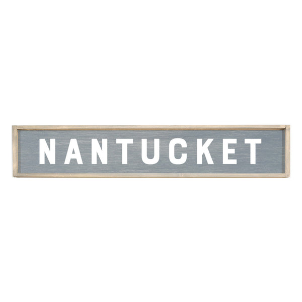 Bold Grey Personalized Barn Wood Sign