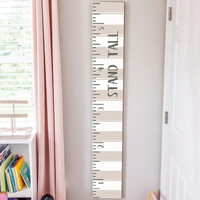 Stand Tall Growth Chart Personalized Barn Wood Sign