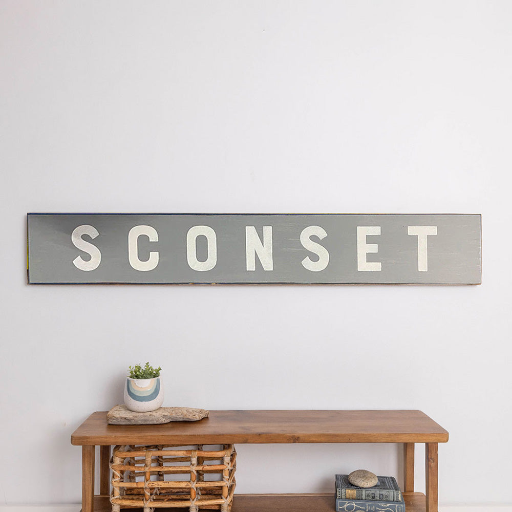 Personalized Classic Grey Barn Wood Sign