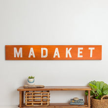 Load image into Gallery viewer, Personalized Orange Barn Wood Sign

