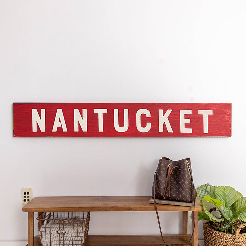 Personalized Classic Red Barn Wood Sign