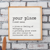 Definition 24” x 24” Personalized Wall Art