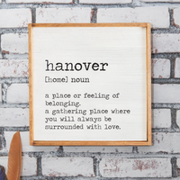 Definition 24” x 24” Personalized Wall Art