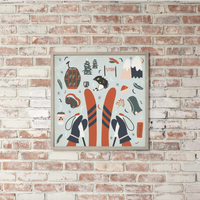 Chairlift Charm Wall Art