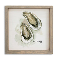 Oysters Watercolor Personalized Wall Art