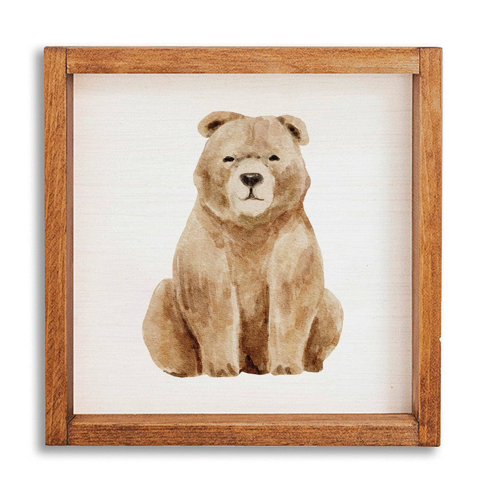 Bear 24” x 24” Wall Art