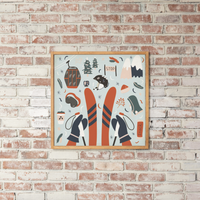 Chairlift Charm Wall Art