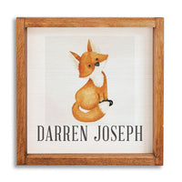Fox Personalized Wall Art