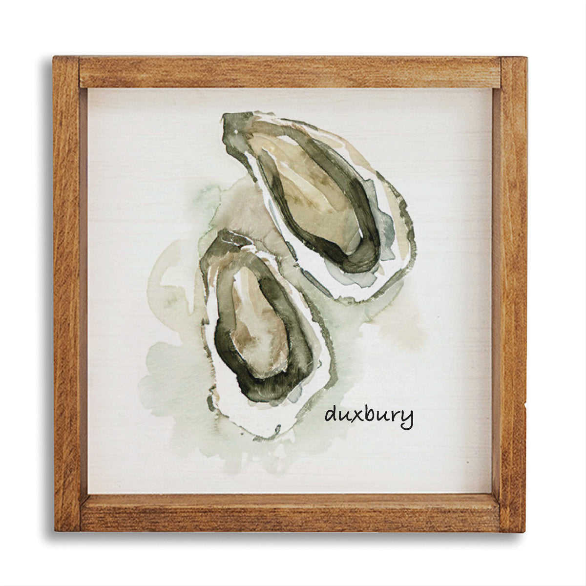 Oysters Watercolor Personalized Wall Art