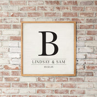 Initial Personalized Wall Art