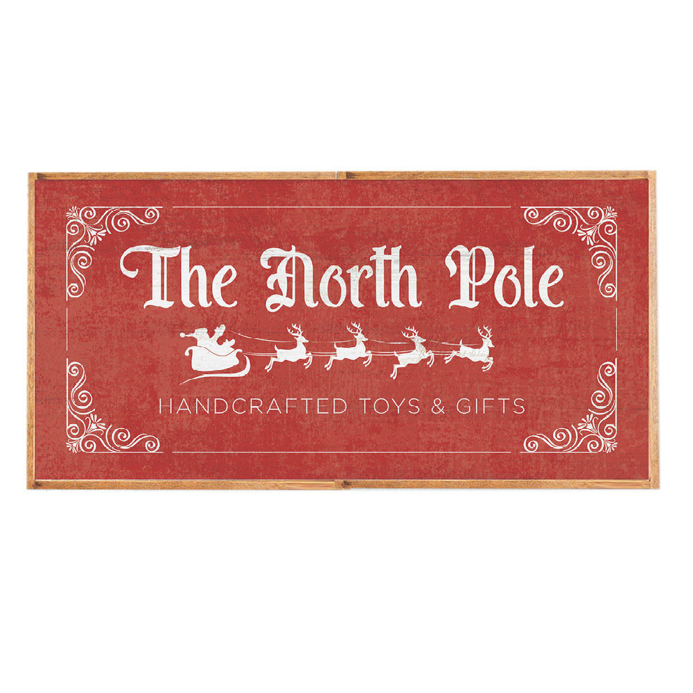 The North Pole 24” x 48” Wall Art