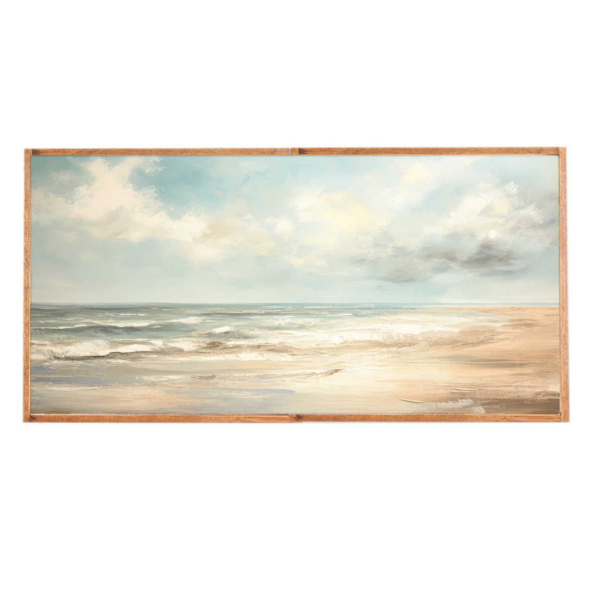 Sea Beach Landscape Wall Art 24" x 48"
