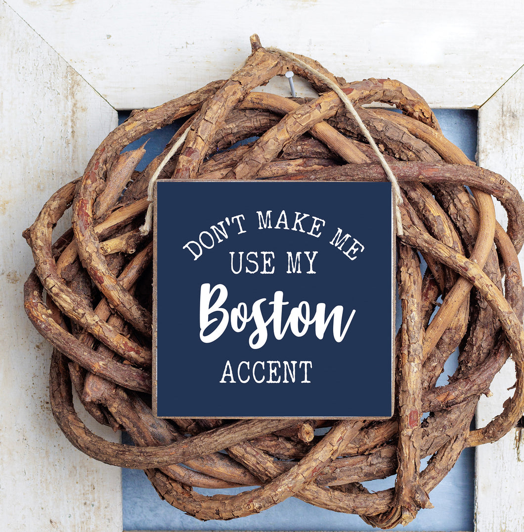 Personalized My Accent Square Twine Sign
