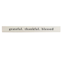 Grateful. Thankful. Blessed Barn Wood Sign