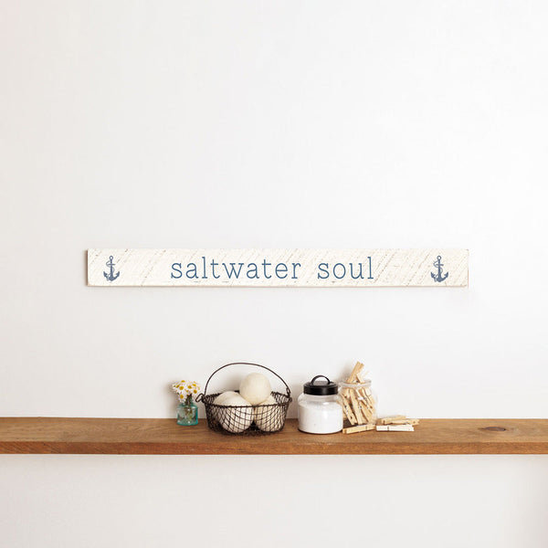 Saltwater Soul Barn Wood Sign