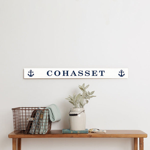 Anchor Personalized Barn Wood Sign
