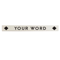 Difficult Trail Personalized Barnwood Sign