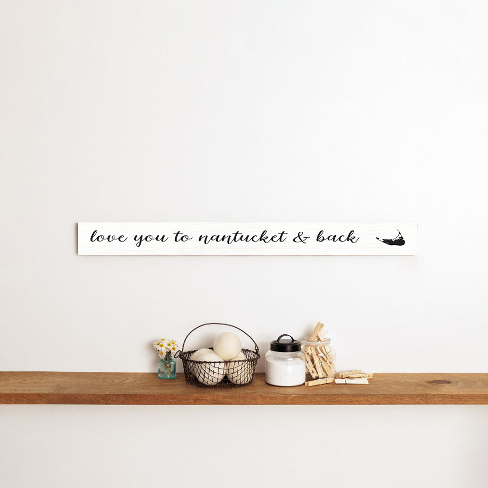 Love You To State Personalized Barn Wood Sign