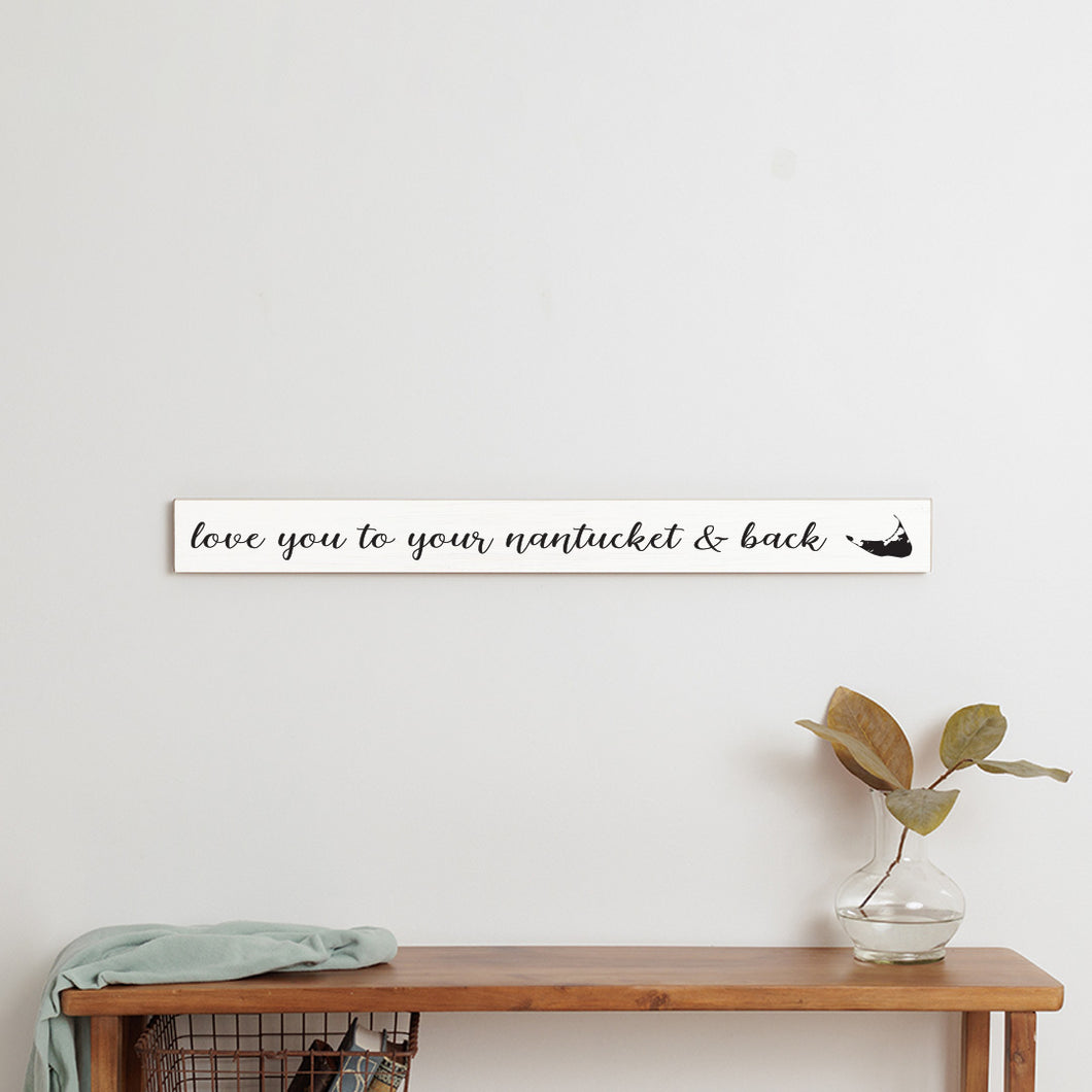 Love You To Your Word & Back State Silo Barn Wood Sign