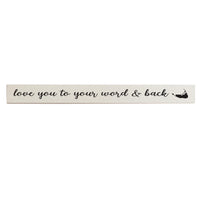 Love You To State Personalized Barn Wood Sign