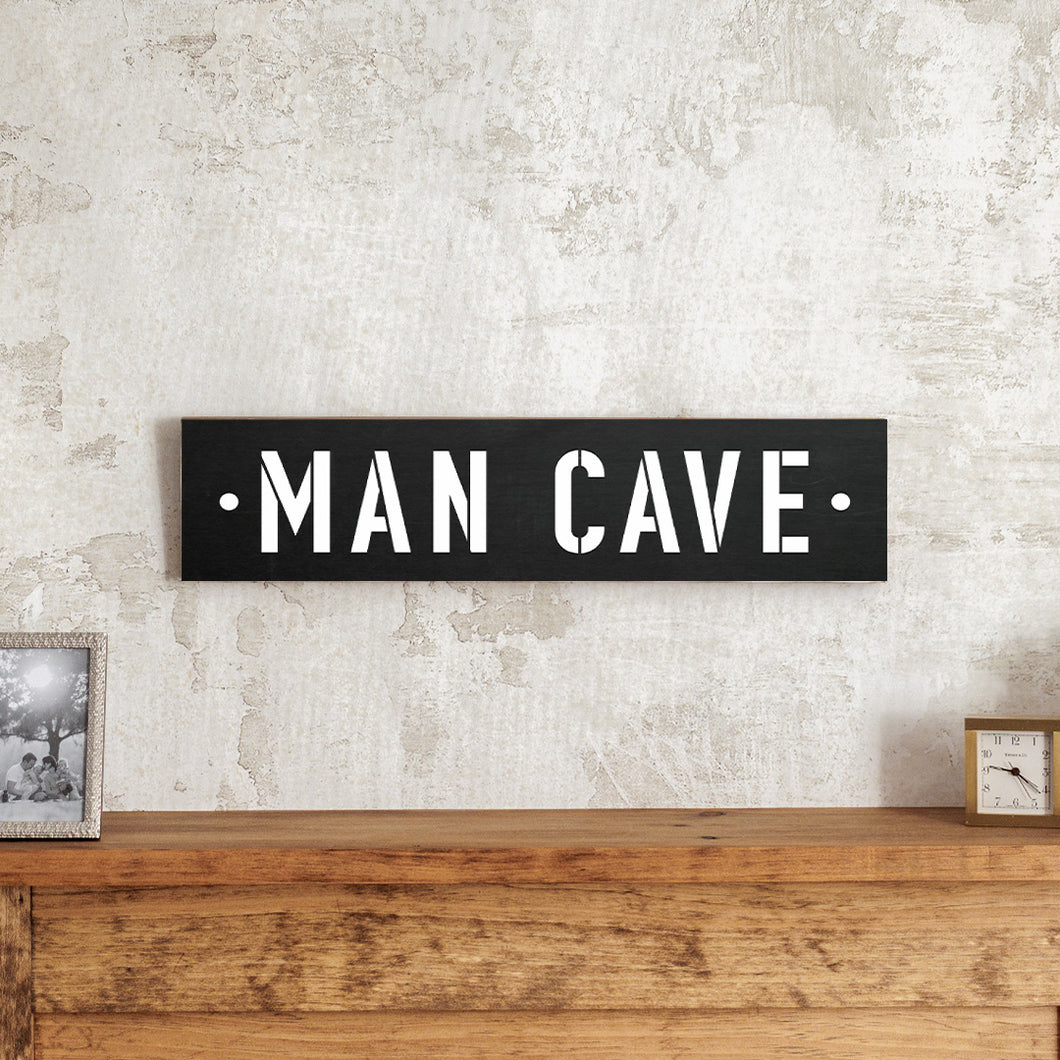Man Cave Barn Wood Sign