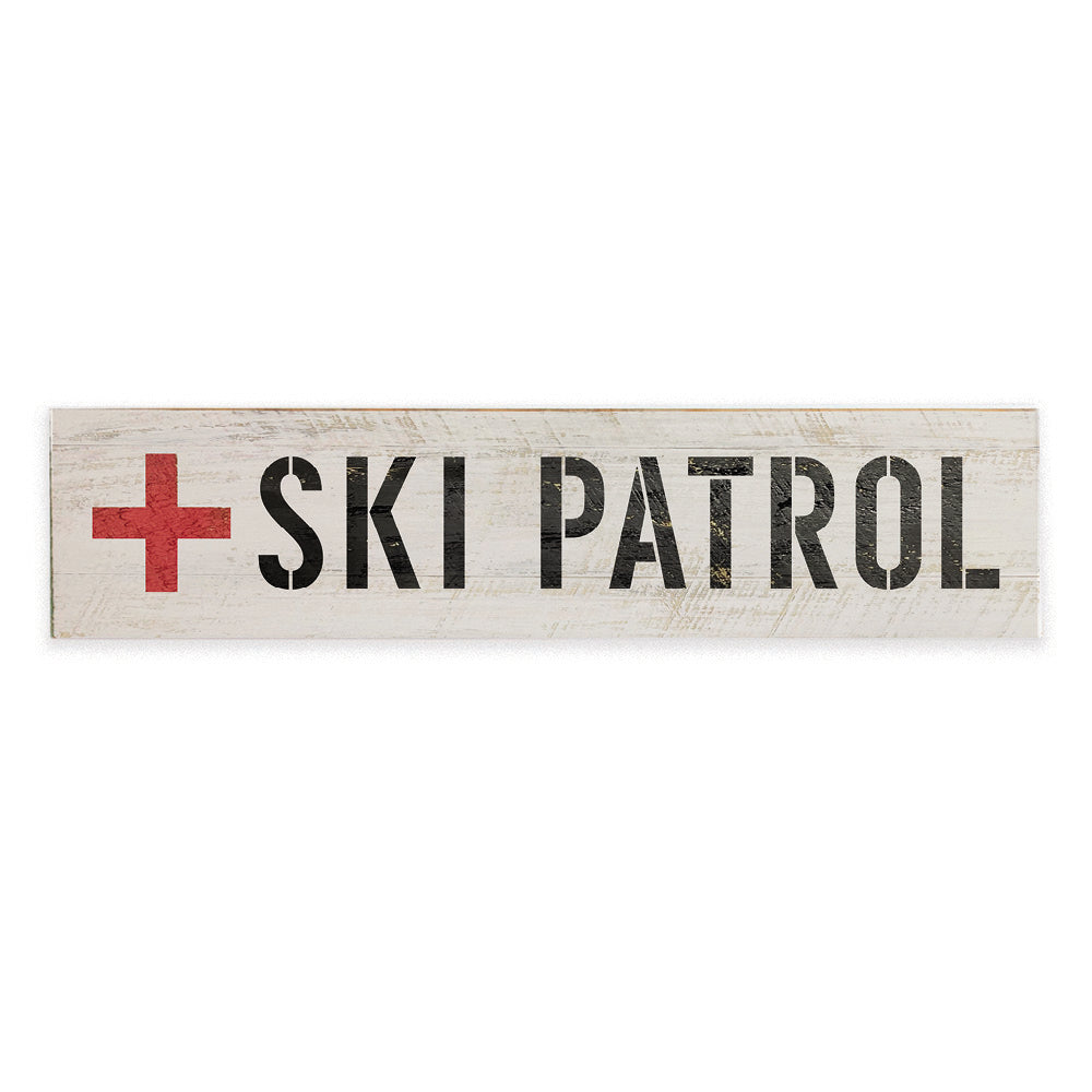 Ski Patrol Barn Wood Sign