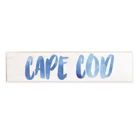 Watercolor Cape Cod Barn Wood Sign
