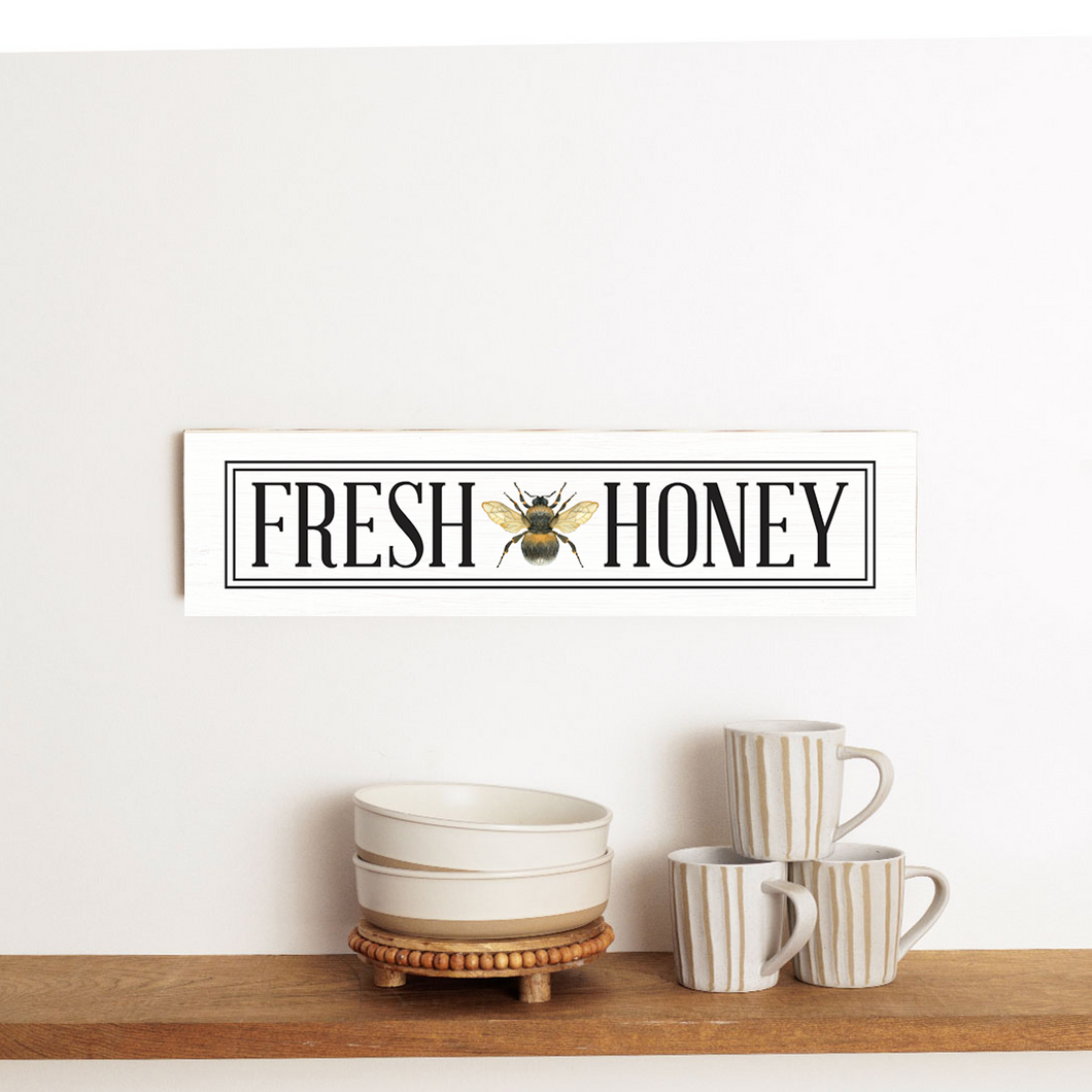 Fresh Honey Barn Wood Sign