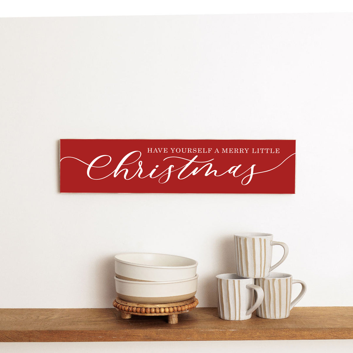 Have Yourself A Merry Little Christmas Barnwood Sign