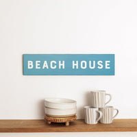 Surf Blue Personalized Barnwood Sign