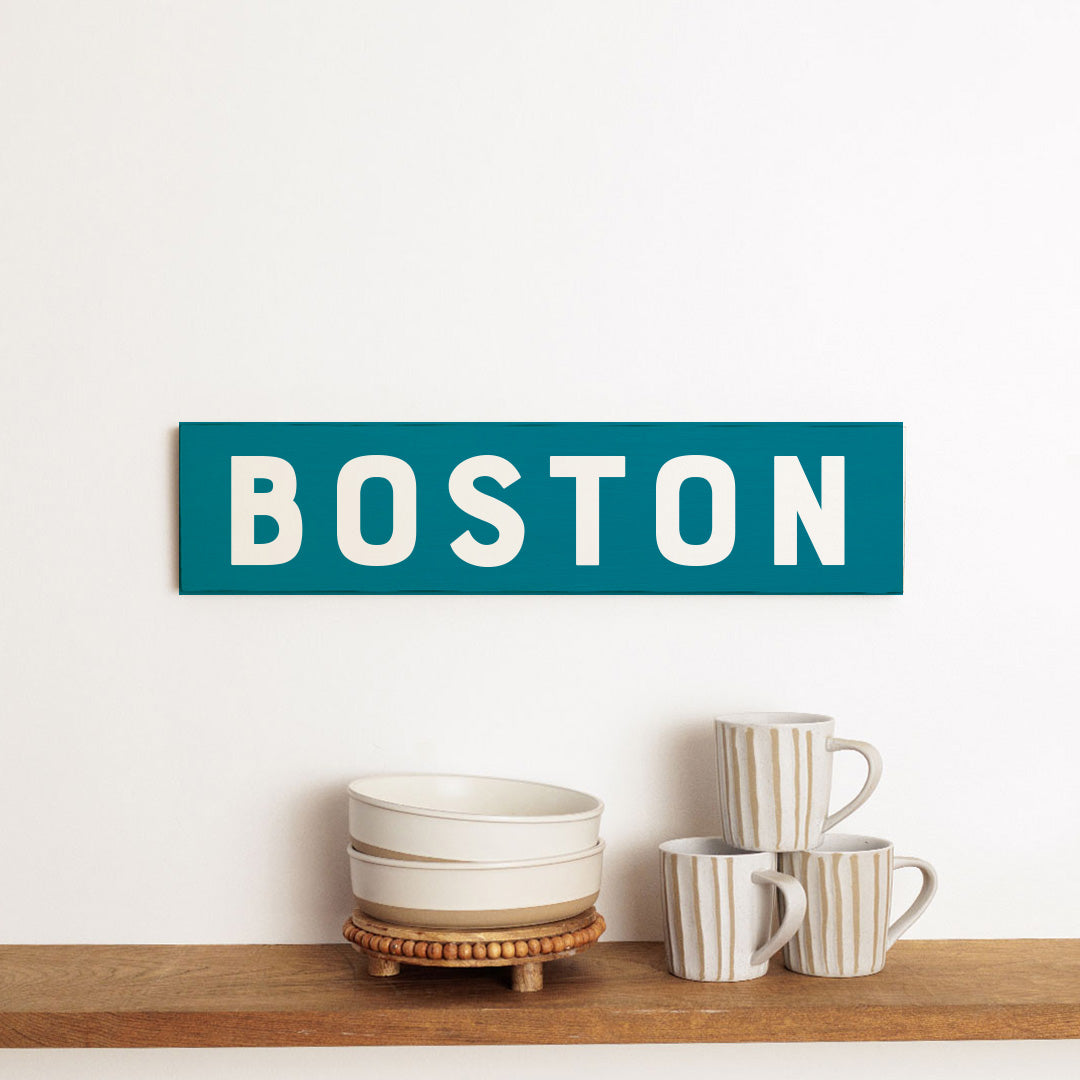Ocean Personalized Barnwood Sign